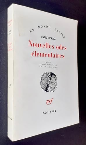 Nouvelles odes élémentaires.