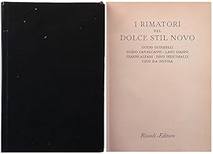 Seller image for I rimatori del dolce stil novo for sale by FolignoLibri