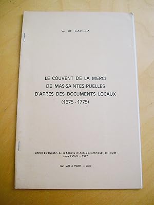 Le Couvent de la Merci de Mas-Saintes-Puelles d'après des documents locaux (1675-1775)