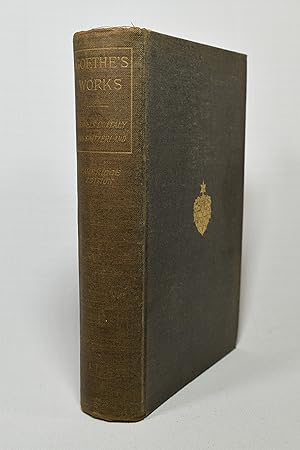 Seller image for GOETHE'S LETTERS FROM SWITZERLAND AND TRAVELS IN ITALY (CAMBRIDGE EDITION) for sale by Lost Time Books