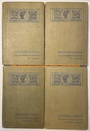 Griechisches Lesebuch (vier Bände cplt.)