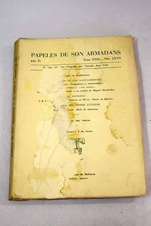 Imagen del vendedor de Papeles de Son Armadans, ao VI, tomo XXIII, n. LXVII (octubre, 1961).:: Tobogn de hambrientos; Indigenismo y modernismo; Los sueos; Dos notas a un poema de Miguel Hernndez; Julio Antonio; Diario de octubre; Baile de mscaras; Sagarra, escritor en sociedad; Ahora mismo de Jos Corredor Matheos; Hombre nuevo de Mariano Roldn; Essai d'interprtation de "La burla de Don Pedro a caballo" de Federico Garca Lorca por C. Marcilly a la venta por Alcan Libros