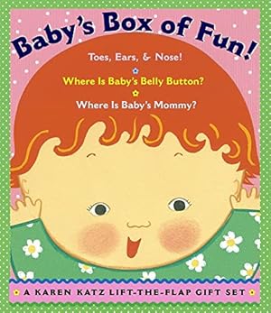 Seller image for Baby's Box of Fun (Boxed Set): A Karen Katz Lift-the-Flap Gift Set: Where Is Baby's Bellybutton?; Where Is Baby's Mommy?: Toes, Ears, & Nose! for sale by ZBK Books