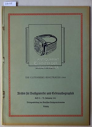 Archiv für Buchgewerbe und Gebrauchsgraphik. 78. Jahrgang 1941, Heft 12.