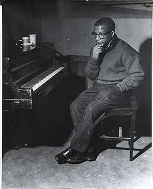 Seller image for Original photograph of Strayhorn captured during a recording session. for sale by Peter Harrington.  ABA/ ILAB.