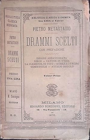 Imagen del vendedor de Drammi scelti. Volume primo a la venta por FolignoLibri