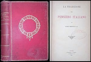 Imagen del vendedor de La tradizione del pensiero italiano a la venta por FolignoLibri