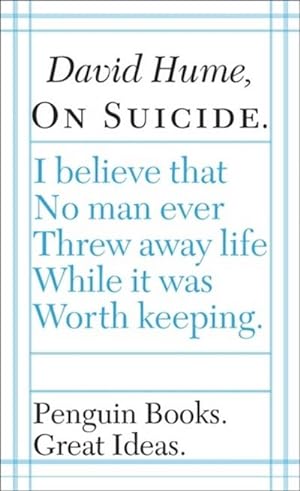 Bild des Verkäufers für On Suicide zum Verkauf von BuchWeltWeit Ludwig Meier e.K.