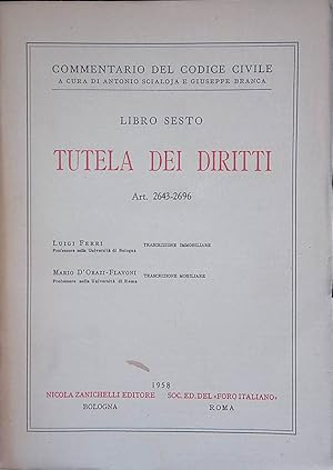 Seller image for Commentario del Codice Civile. Tutela dei diritti Art. 2643-2696 for sale by FolignoLibri
