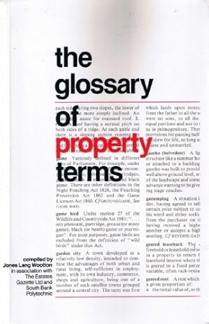 Immagine del venditore per The Glossary of Property Terms venduto da WeBuyBooks