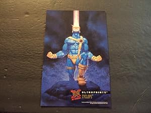 '95 Fleer Ultra Prints X-Men Cyclops 6.5" X 10"