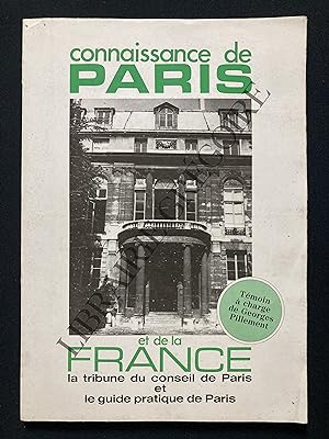 CONNAISSANCE DE PARIS ET DE LA FRANCE-1973-N°19