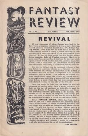Seller image for Fantasy Review Volume I Number 1: February/March 1947 for sale by Ziesings
