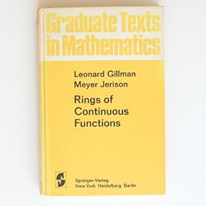 Imagen del vendedor de Rings of Continuous Functions: 43 (The university series in higher mathematics) a la venta por Fireside Bookshop