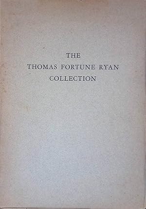 Seller image for Gothic and Renaissance Art. Collection of the late Thomas Fortune Ryan Collection for sale by FolignoLibri