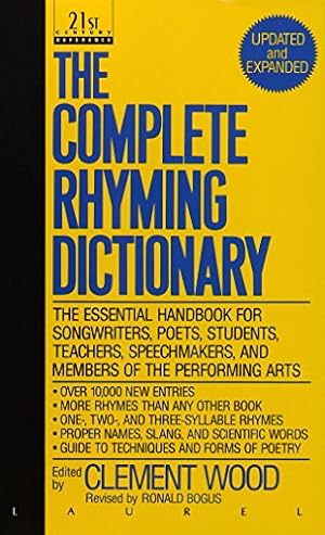 Seller image for The Complete Rhyming Dictionary: Including The Poet's Craft Book for sale by -OnTimeBooks-
