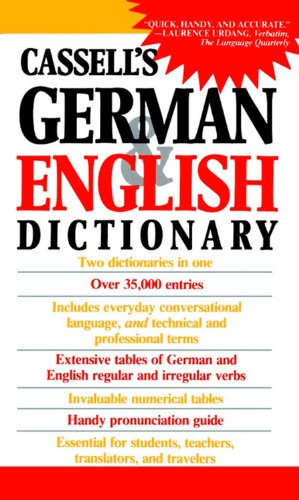 Bild des Verkufers fr Cassell's German & English Dictionary zum Verkauf von -OnTimeBooks-