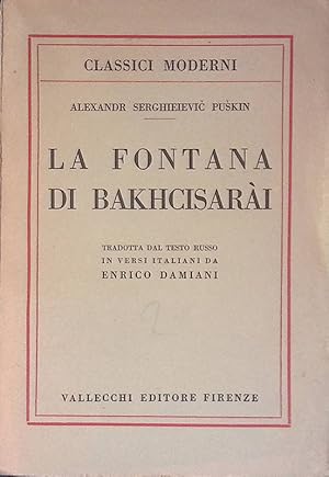 Seller image for La fontana di Bakhcisarai for sale by FolignoLibri