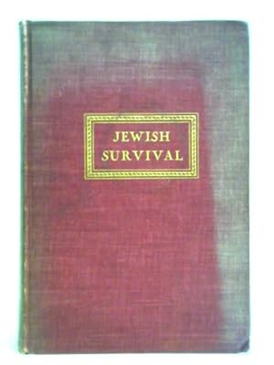 Seller image for Jewish Survival: Sermons And Addresses for sale by World of Rare Books