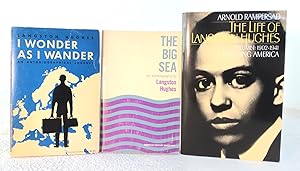 Seller image for A lot of three Langston Hughes titles: I Wonder as I Wander; The Big Sea; The Life of Langston Hughes, Volume I: 1902-1941 for sale by Structure, Verses, Agency  Books