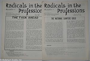 Seller image for Radicals in the professions newsletter. Vol. 1, nos. 4 and 7 (February, June 1968) for sale by Bolerium Books Inc.