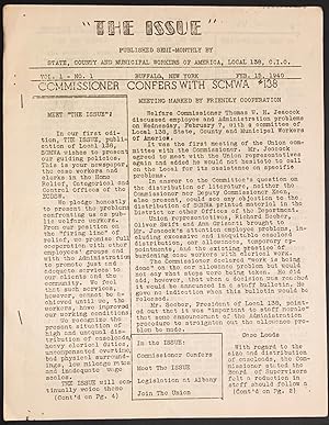 The Issue, published semi-monthly by State, County and Municipal Workers of America, Local 138, C...