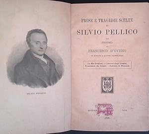 Seller image for Prose e tragedie scelte di Silvio Pellico for sale by FolignoLibri