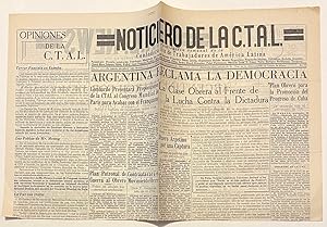 Noticiero de la CTAL. Publicación semanal de la Confederación de Trabajadores de America Latina. ...