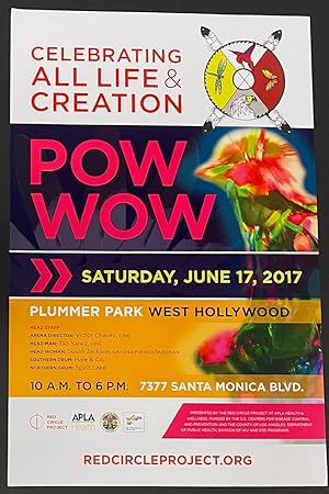Celebrating all life and creation. Pow Wow. Saturday, June 17, 2017 [poster]