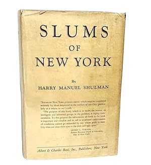 Image du vendeur pour Slums of New York by Harry Manuel Shulman, 1938 mis en vente par Max Rambod Inc