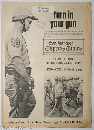 Immagine del venditore per San Francisco Express Times, vol. 1, #21, June 12, 1968: Turn In Your Gun venduto da Bolerium Books Inc.