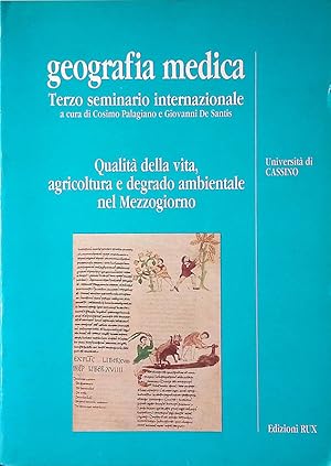 Immagine del venditore per Qualit della vita, agricoltura e degrado ambientale nel Mezzogiorno. Terzo seminario internazionale di geografia medica. Cassino, 10-12 giugno 1988 venduto da FolignoLibri