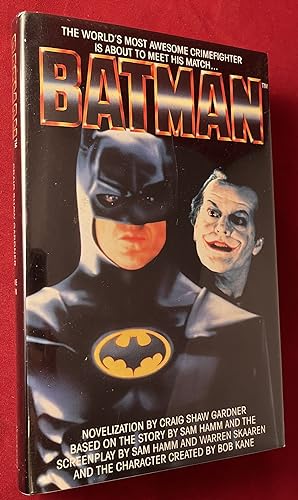 Imagen del vendedor de Batman (SIGNED 1ST HARDCOVER); The World's Most Awesome Crimefighter is About to Meet his Match. a la venta por Back in Time Rare Books, ABAA, FABA