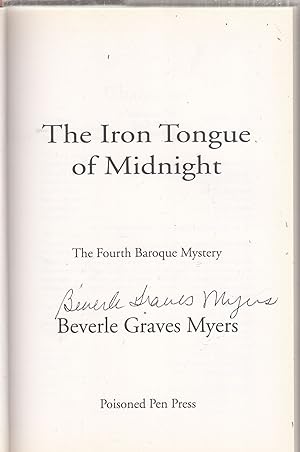 Seller image for The Iron Tongue of Midnight (Tito Amato Series)(signed first edition) for sale by Old Book Shop of Bordentown (ABAA, ILAB)