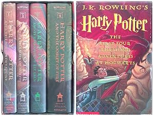 Imagen del vendedor de Harry Potter. The First Four Thrilling Adventures at Hogwarts. 4 VOLUMI a la venta por FolignoLibri