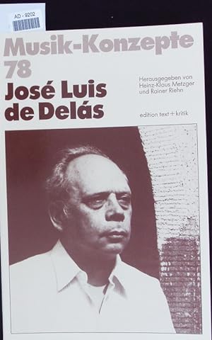 Bild des Verkufers fr Jos Luis de Dels. zum Verkauf von Antiquariat Bookfarm