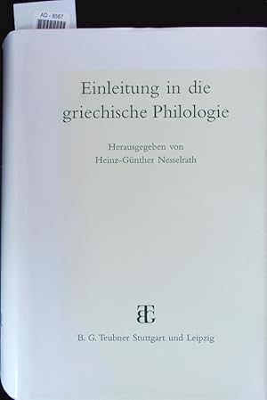 Bild des Verkufers fr Einleitung in die griechische Philologie. zum Verkauf von Antiquariat Bookfarm
