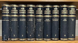 Der große Herder. Nachschlagewerk für Wissen und Leben. Band 1 bis 9.