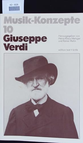 Bild des Verkufers fr Giuseppe Verdi. zum Verkauf von Antiquariat Bookfarm