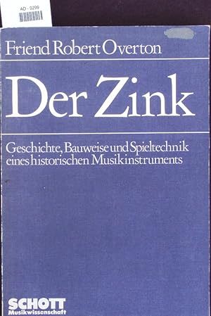 Bild des Verkufers fr Der Zink. zum Verkauf von Antiquariat Bookfarm