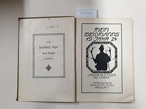 Imagen del vendedor de Mein Weidmannsjahr 1924. Jagdkalender des Hegers : a la venta por Versand-Antiquariat Konrad von Agris e.K.