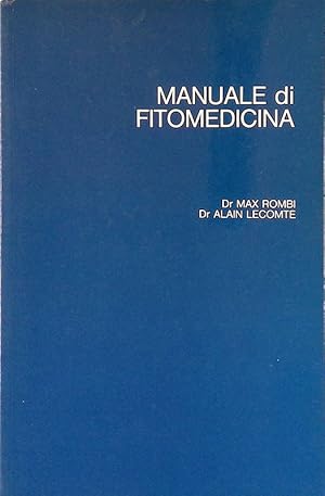 Image du vendeur pour Manuale di fitomedicina mis en vente par FolignoLibri