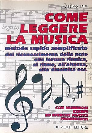 Imagen del vendedor de Come leggere la musica a la venta por FolignoLibri