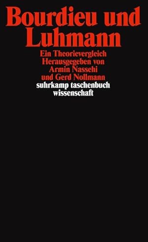 Bild des Verkufers fr Bourdieu und Luhmann: Ein Theorienvergleich (suhrkamp taschenbuch wissenschaft) zum Verkauf von Studibuch