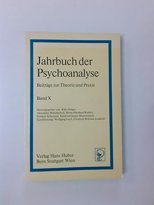 Bild des Verkufers fr Jahrbuch der Psychoanalyse Band 10 zum Verkauf von Antiquariat Buchhandel Daniel Viertel
