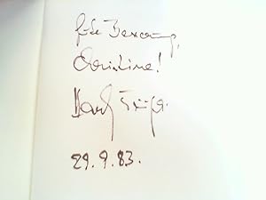 Junge Unrast. Roman. Von Hardy Krüger selbst im Vorsatz handschriftlich signiert!