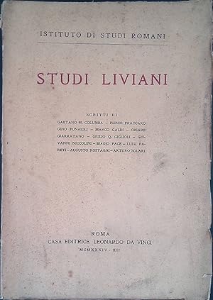 Seller image for Studi Liviani for sale by FolignoLibri