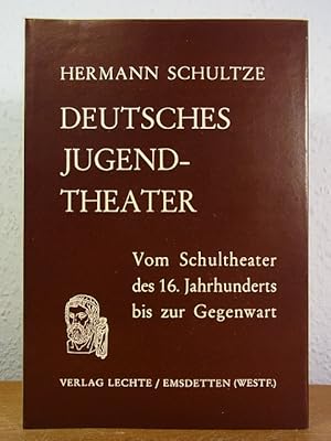 Seller image for Das deutsche Jugendtheater. Seine Entwicklung vom deutschsprachigen Schultheater des 16. Jahrhunderts bis zu den deutschen Jugendspielbestrebungen der jngsten Gegenwart, dargestellt, gesichtet und gewertet an den brauchtumsgebundenen Spielen der Jugend for sale by Antiquariat Weber