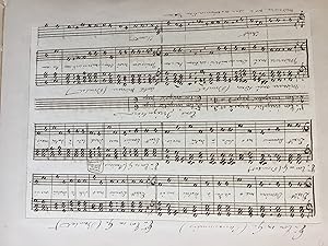 Manuscrit musical de musique religieuse carcassonnaise, XIXe siècle