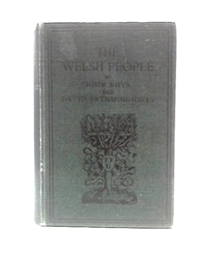 Bild des Verkufers fr The Welsh People zum Verkauf von World of Rare Books